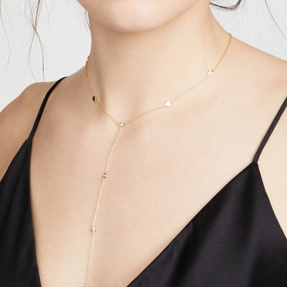 NWT GORJANA Chloe Short Lariat Necklace *Sold Out*